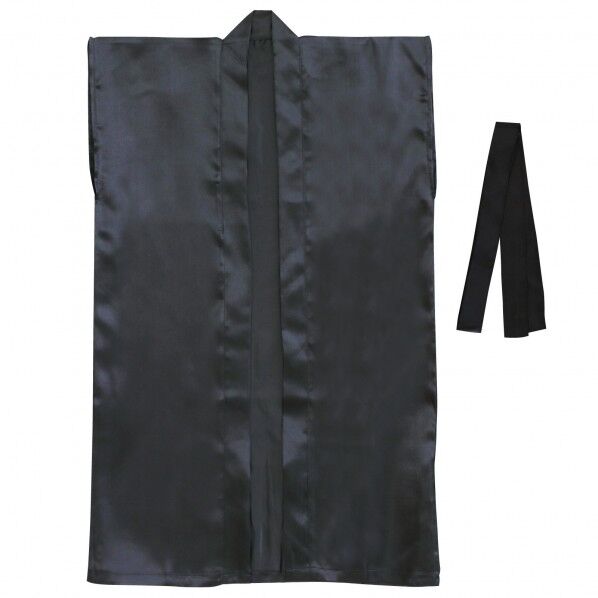 ソフトサテンロンクﾞハッヒﾟ(ハチマキ付) 黒 M