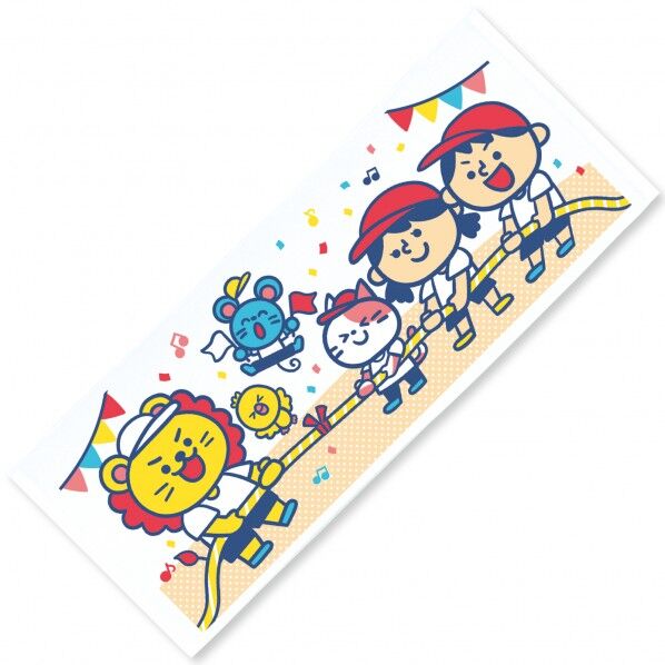 なかよくがんばりましたタオル フレンズ