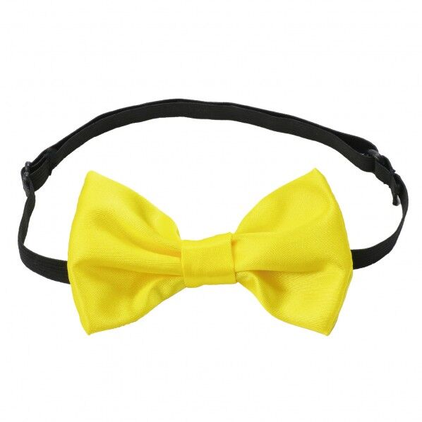 ソフトサテン 蝶ネクタイ 黄