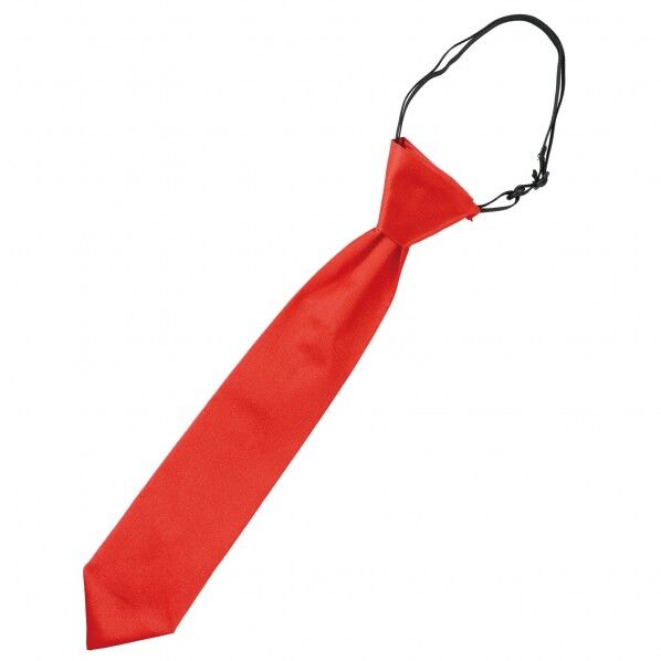 ソフトサテンネクタイ 赤