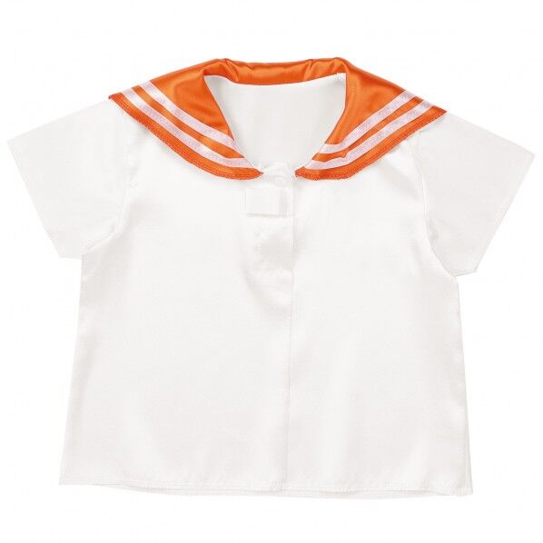 ソフトサテン セーラー服 C 橙