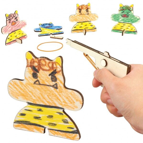 木製射的ゲーム 無着色