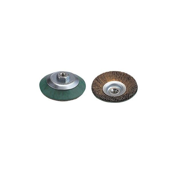 べベルワイヤブラシ(ねじ式)(より線) 100mmディスクグラインダ用 95mm 0023-2502 10個