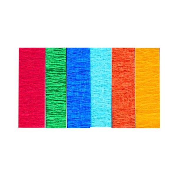 クレープ紙6色組小 250×250mm 1