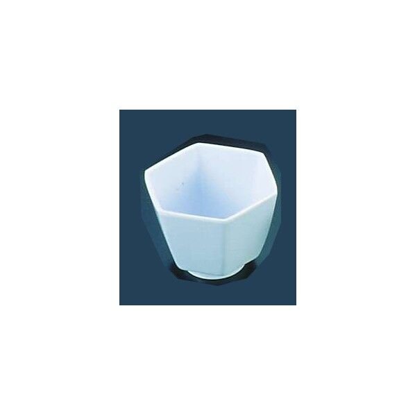 メラミン 六角小鉢 No79 白 RKBC11B 1個