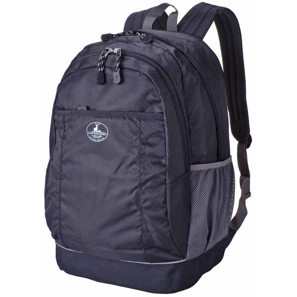 リュックS ブラック W300×H420×D160~200 mm 18~25L 13110001 1個