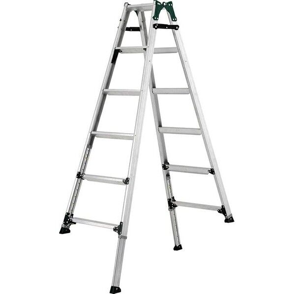 アルインコ はしご兼用脚立 フレンドステップ HK-18 高さ1.75m 耐荷重100kg 6段 ALINCO 札幌市 清田区 平岡 アルインコ(ALINCO) はしご兼用脚立(脚部伸縮式)の通販｜即日出荷19万