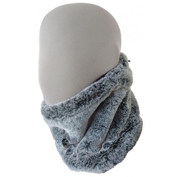 ミストムートン調 ネックウォーマー (裏ムートン調) アジャストコード付(サイズ調節用)