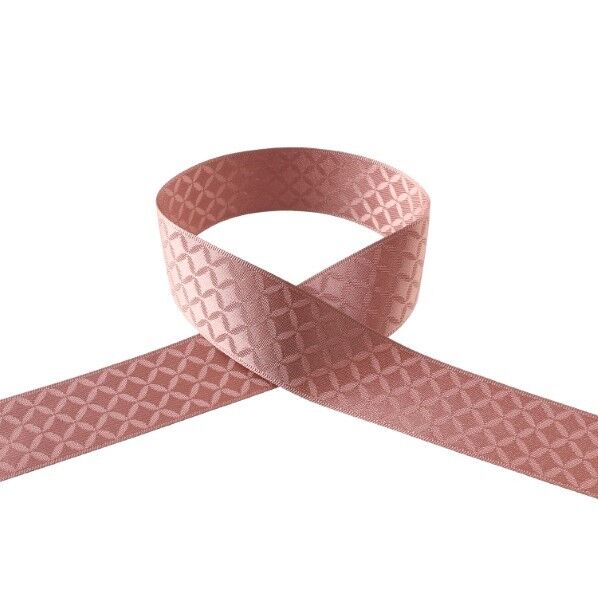 小西リボン 和柄リボン ロマン調 七宝柄 巾24mm×5m巻