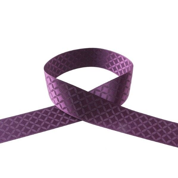 小西リボン 和柄リボン ロマン調 七宝柄 巾24mm×5m巻