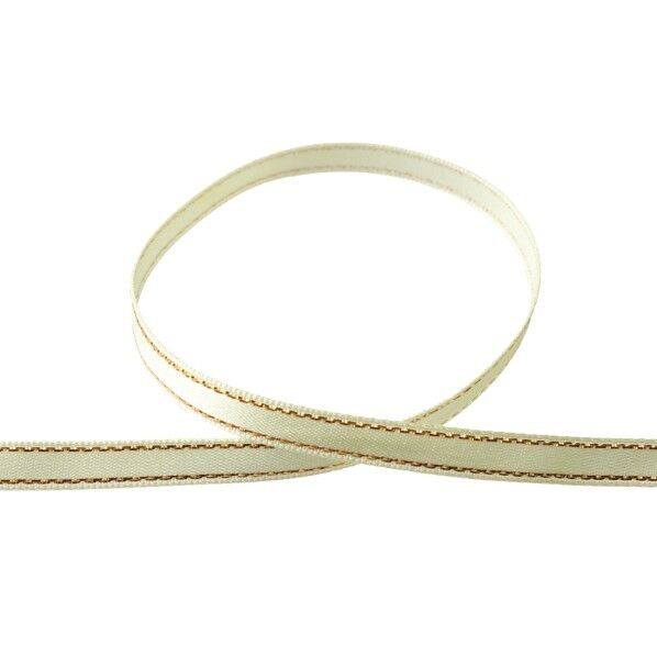 Blanc de コア リボン サイドメタリックサテン No.2900-82 6mm×15m