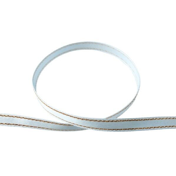 Blanc de コア リボン サイドメタリックサテン No.2900-62 6mm×15m