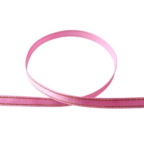 Blanc de コア リボン サイドメタリックサテン No.2900-52 6mm×15m