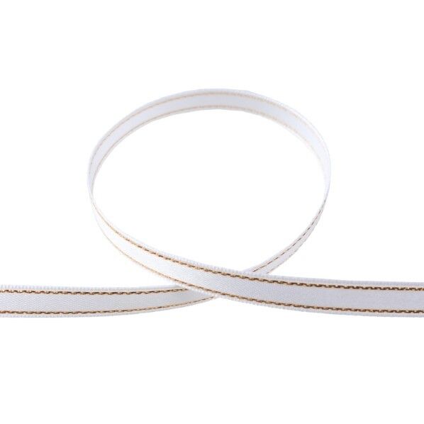 Blanc de コア リボン サイドメタリックサテン No.2900-11 6mm×15m