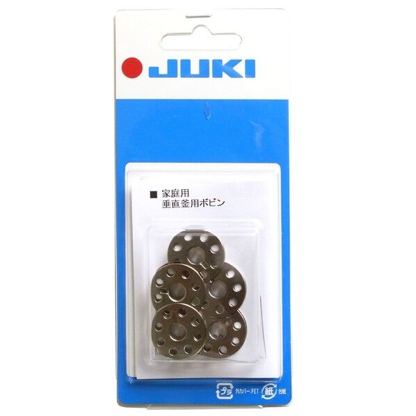 JUKI販売 JUKI ジューキ 家庭用ミシン用ボビン 5個セット (7900垂直釜) 金属 JUKI40079264 1個