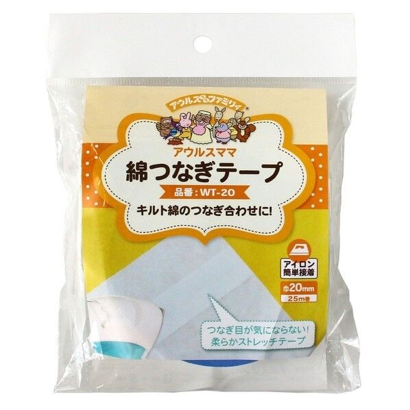 オルヌマン オルヌマン キルト 綿つなぎテープ 20mm×25m 白 WT20 1巻