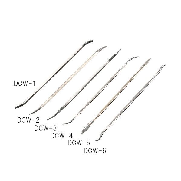 電着ダイヤモンドヤスリ AXEL お試しセット(DCW-1~6) 6本入 3-5895-21 6本