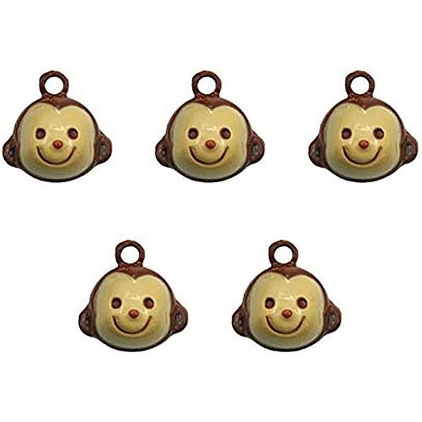 日本紐釦貿易 干支鈴 顔タイプ サル