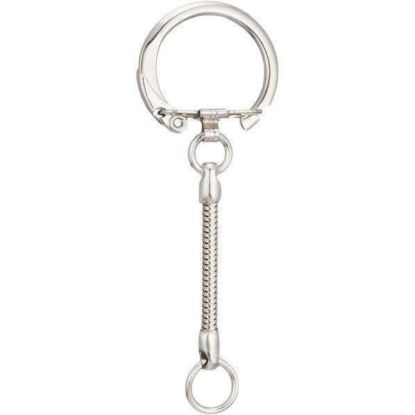 日本紐釦貿易 キーホルダー金具スネークタイプ