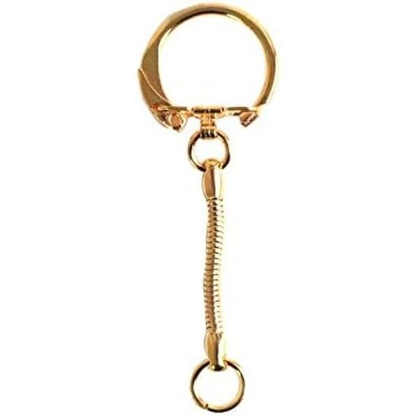 日本紐釦貿易 キーホルダー金具スネークタイプ