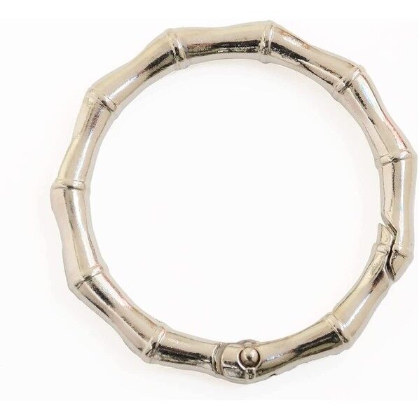 日本紐釦貿易 丸型竹節カラビナ