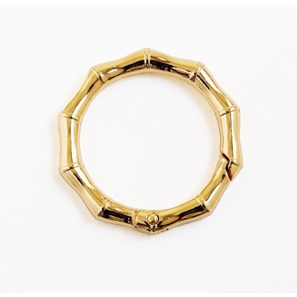 日本紐釦貿易 丸型竹節カラビナ