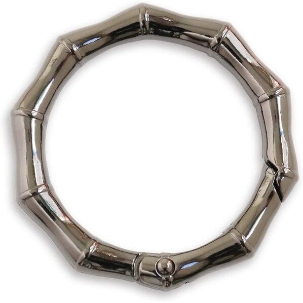 日本紐釦貿易 丸型竹節カラビナ