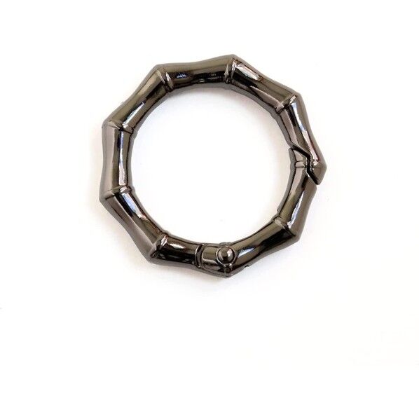 日本紐釦貿易 丸型竹節カラビナ