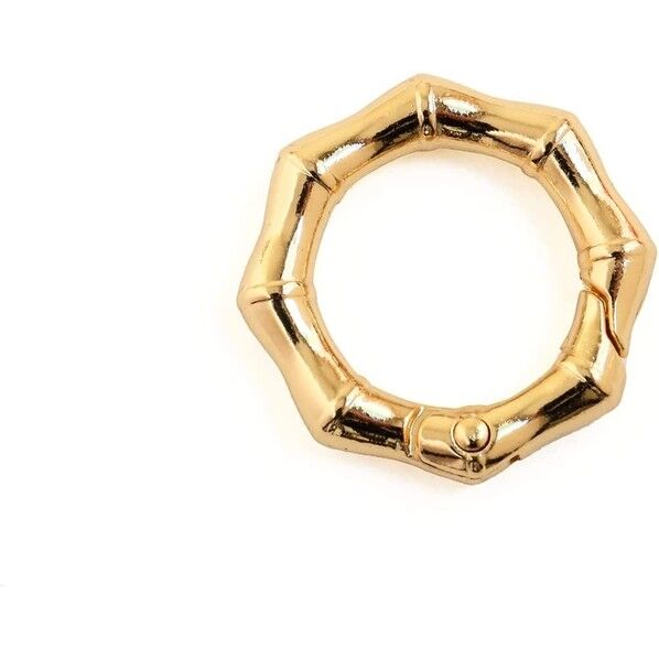 日本紐釦貿易 丸型竹節カラビナ