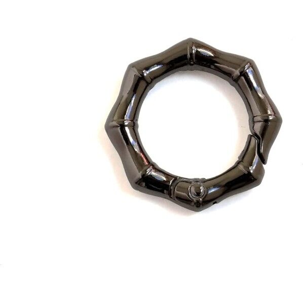 日本紐釦貿易 丸型竹節カラビナ