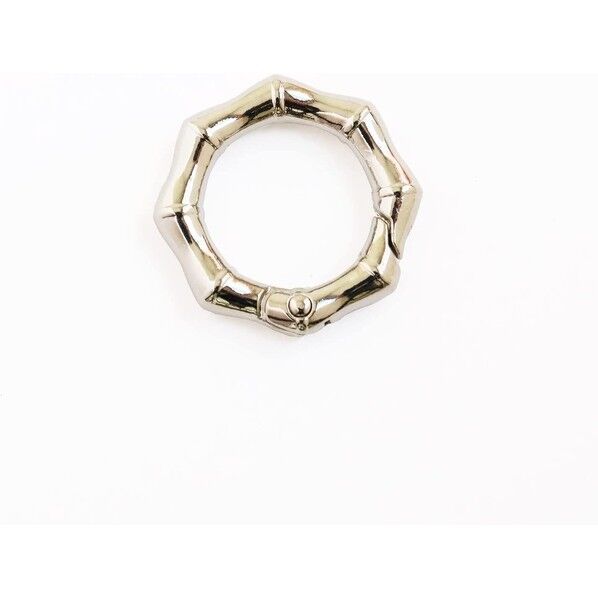 日本紐釦貿易 丸型竹節カラビナ