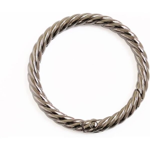 日本紐釦貿易 丸型縄目カラビナ