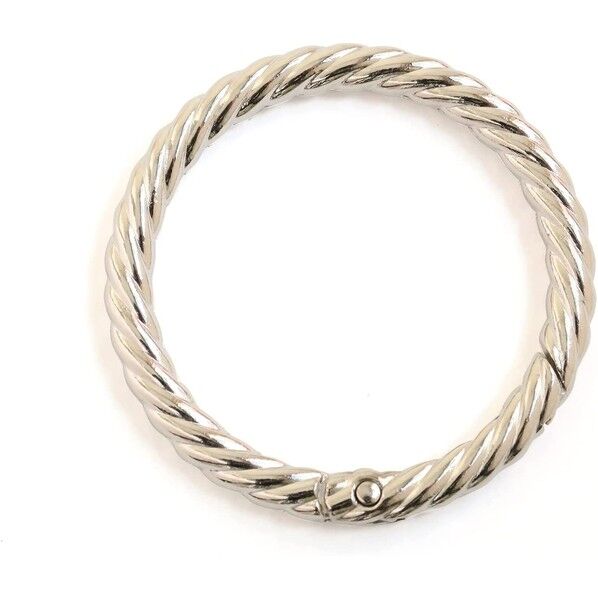 日本紐釦貿易 丸型縄目カラビナ