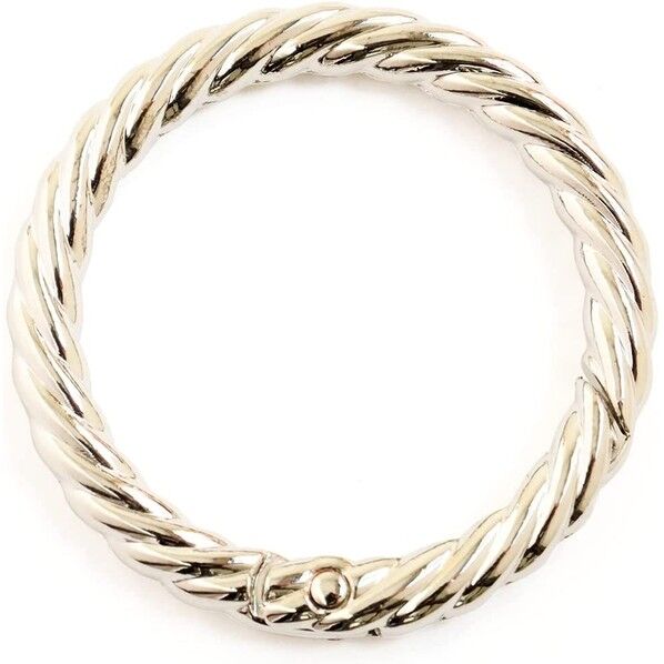 日本紐釦貿易 丸型縄目カラビナ