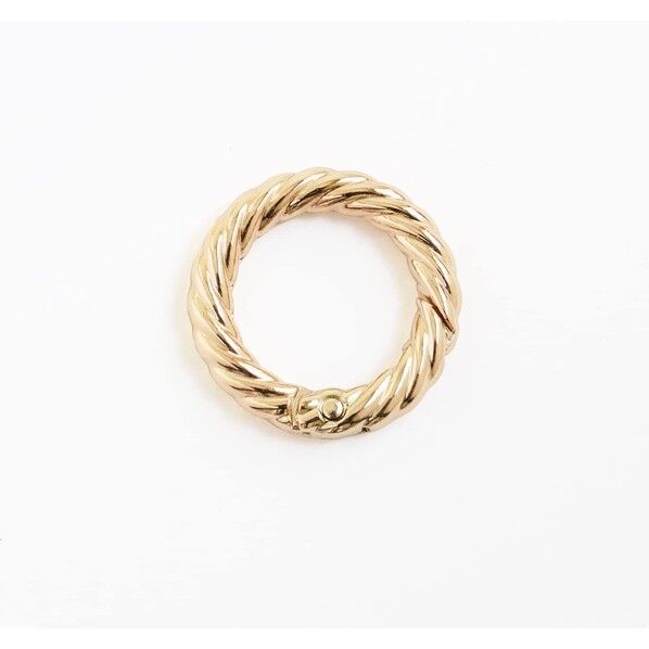 日本紐釦貿易 丸型縄目カラビナ