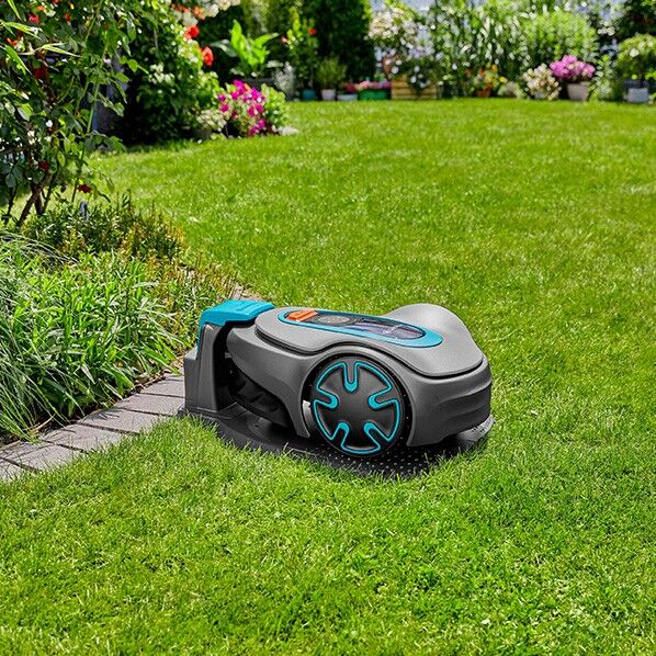 GARDENA(ガルデナ) ロボット芝刈り機 SILENO minimo 250m2 ブルー/ダークグレー/オレンジ 15201-57 1点...