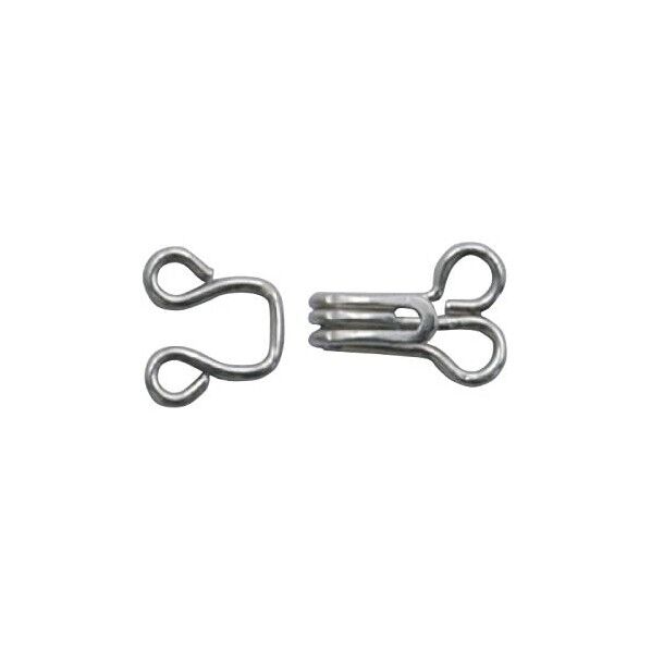 モリト 大石金属工業 スプリングホック 巾5×7mm 白 KS0-00 10組