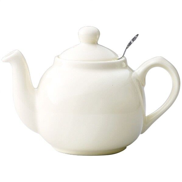ロンドンポタリー ファームハウス ティーポット 2cup アイボリー 16.5×12×14cm 580091(アイボリー) 1点