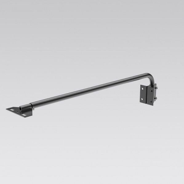 グッド・グッズ 投光器・看板灯用アーム ブラケット 約90cm 黒 約875 黒 JD-003F 1個