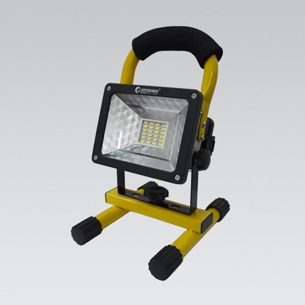 充電式LED作業灯 24W スタンド型 着脱できるバッテリー  コンパクト W145×H250×D160 GH12-2 1個