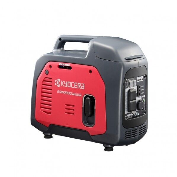 KYOCERA(京セラインダストリアルツールズ) カセットボンベ式エンジン発電機 0.9KVA 赤・黒 EGIN090G 1台