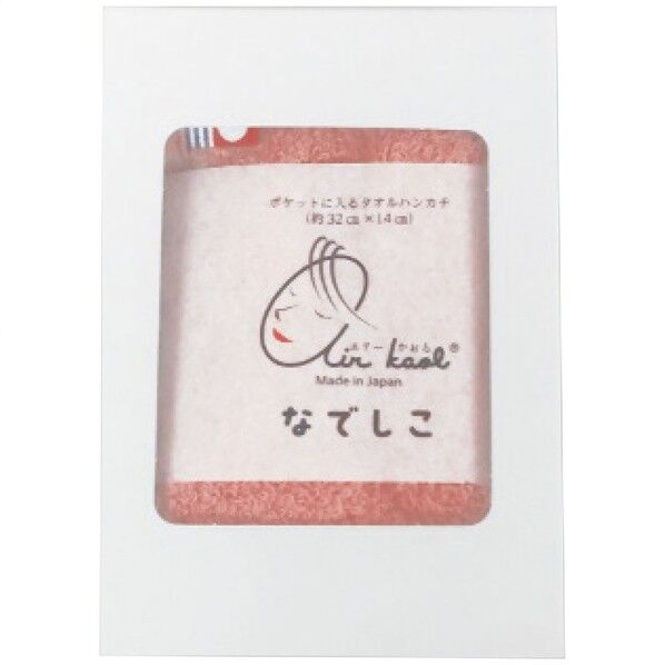 エアーかおる ミニタオル チェリーピンク 7×10×2cm 1点