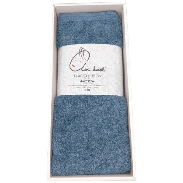 ダディボーイ ハーフバスタオル マウンテンブルー