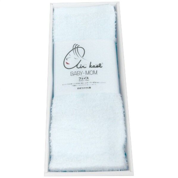 ベビマム フェイスタオル そよ風ブルー