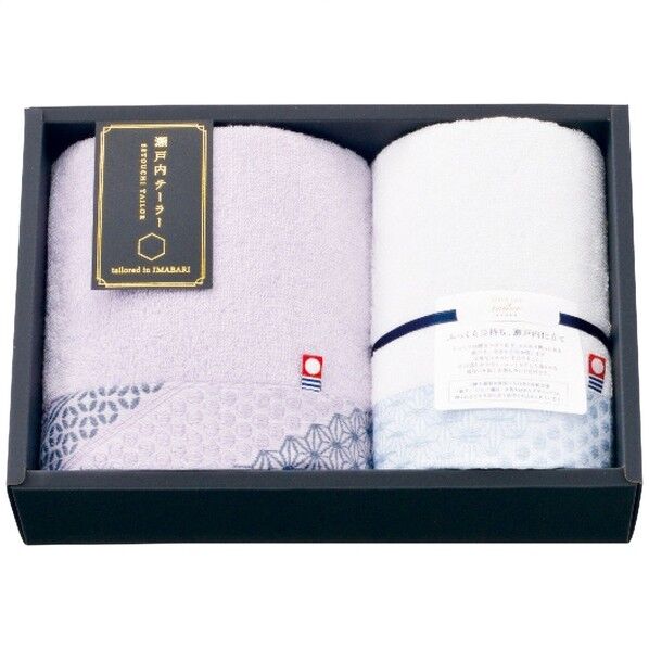 フェイス・ウォッシュタオルセット パープル