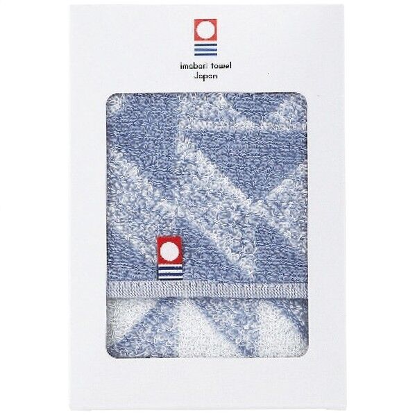 ミニタオル ブルー