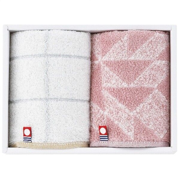 ミニタオル2枚セット ピンク