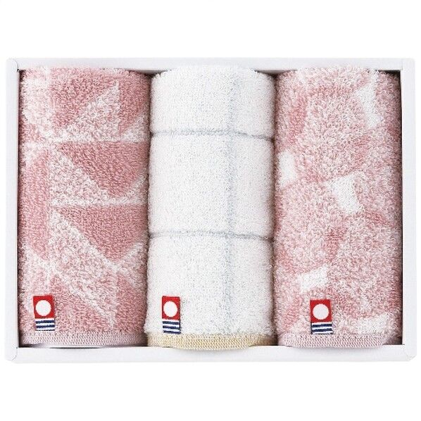 ミニタオル3枚セット ピンク