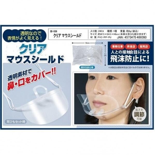 クリアマウスシールド