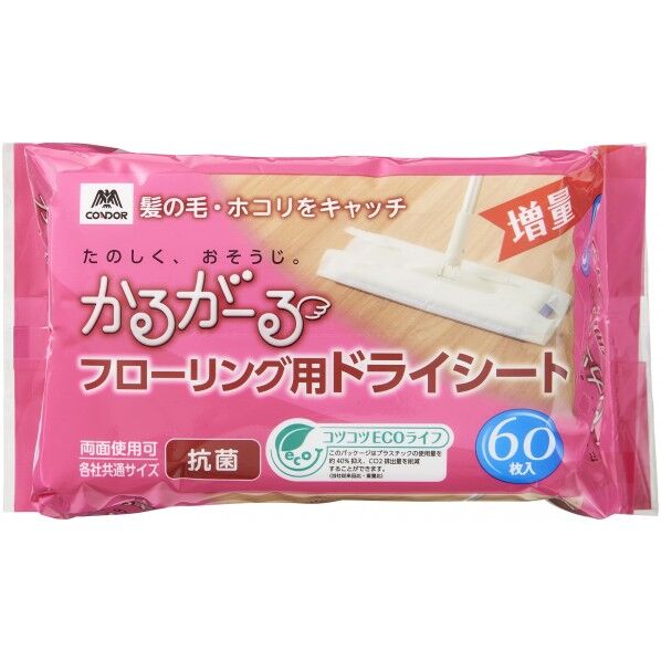 かるがーる フローリング用ドライシートEC 60枚